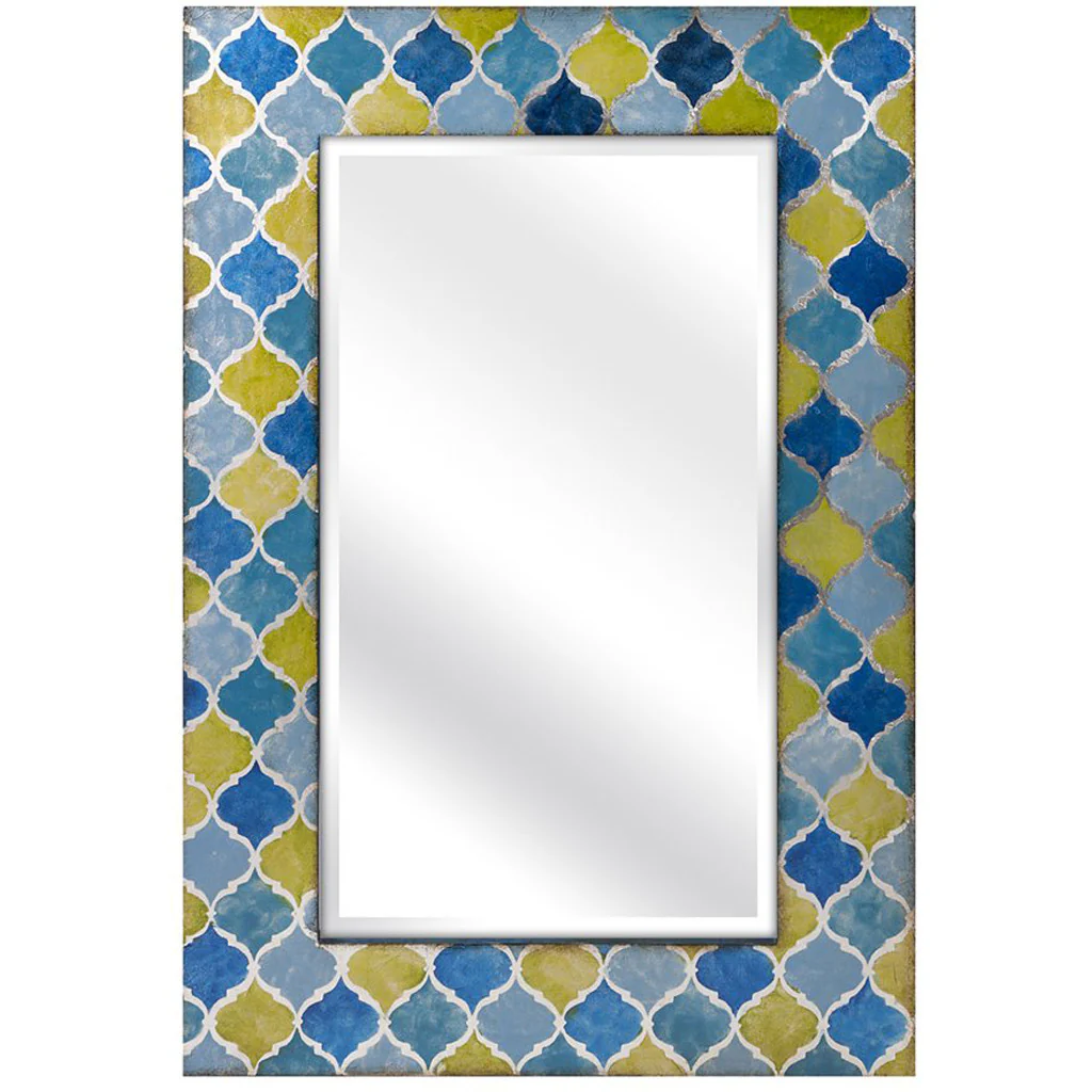 Pratt Blue And Green Mirror