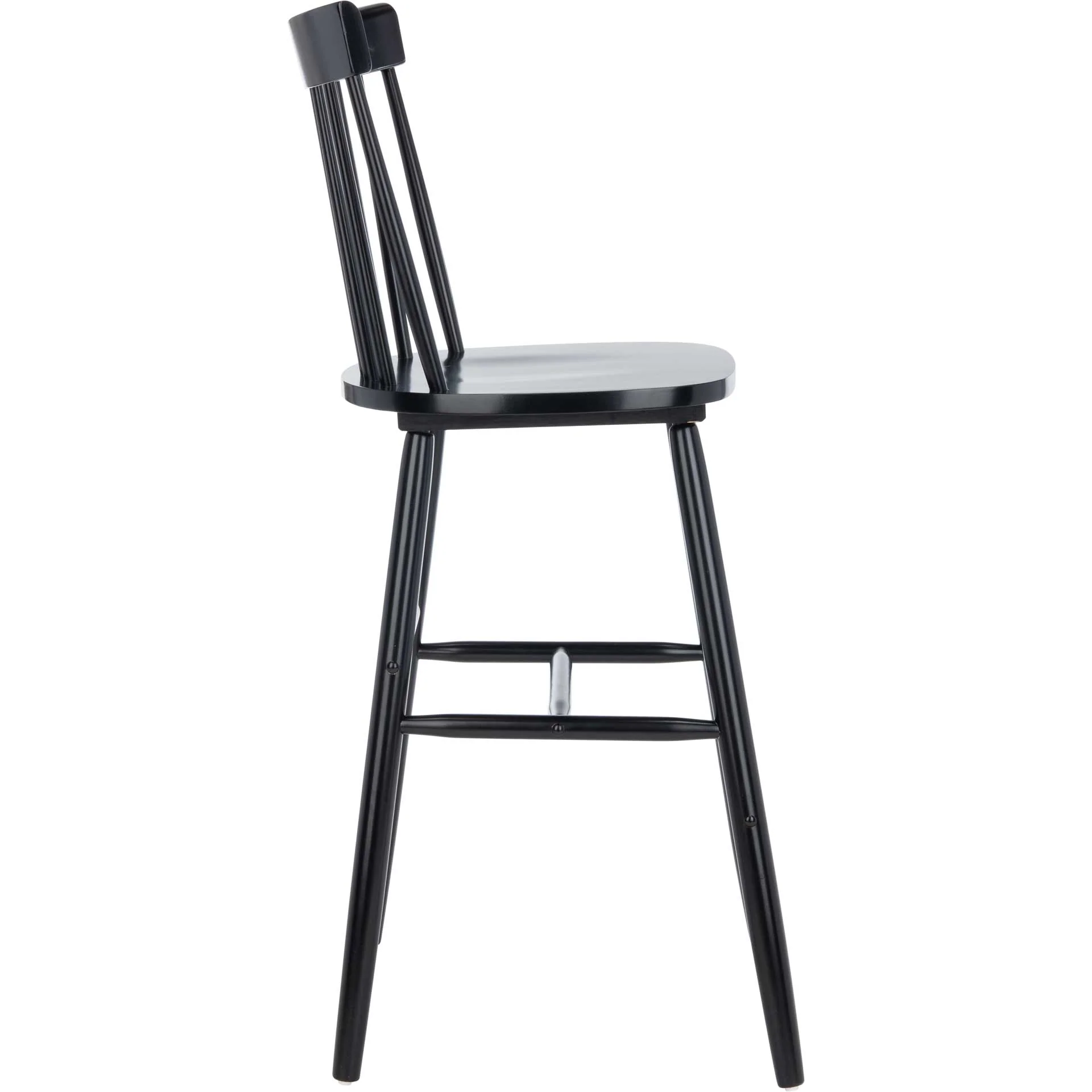 Prospect Bar Stool Black (Set of 2) - Image 4