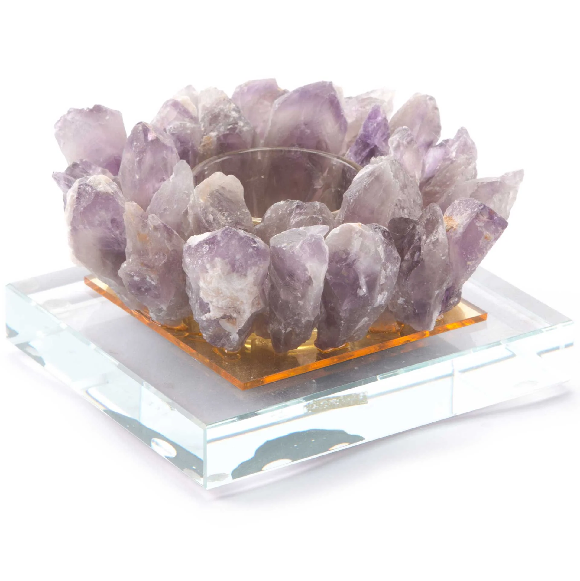 Purple Candle Holder Purple