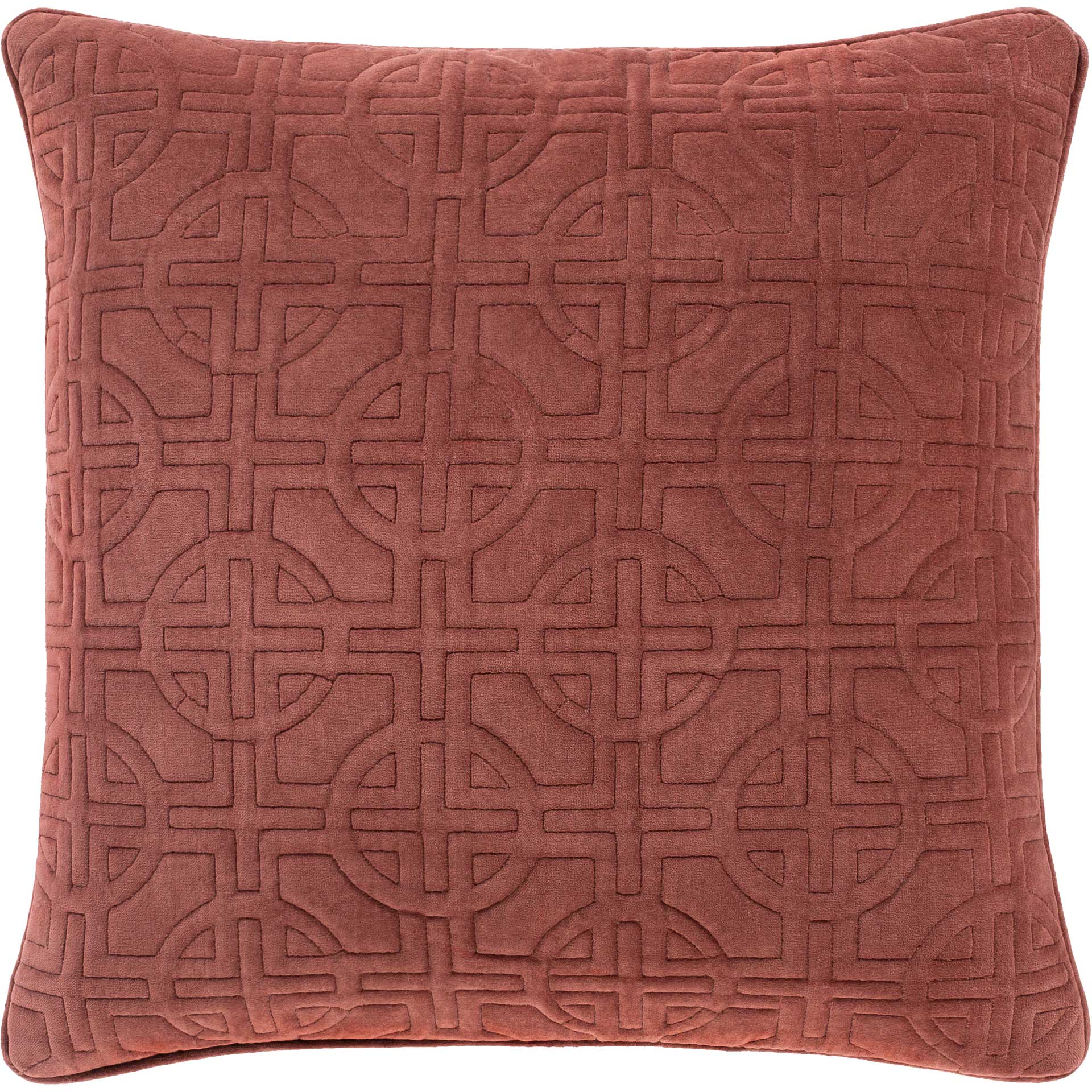Quilted Pillow Burgundy