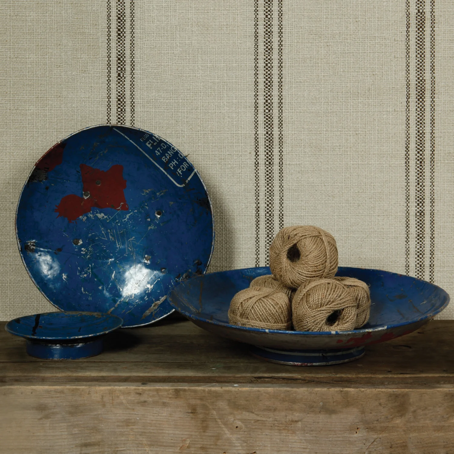Reclaimed Metal Bowl Small - Image 3