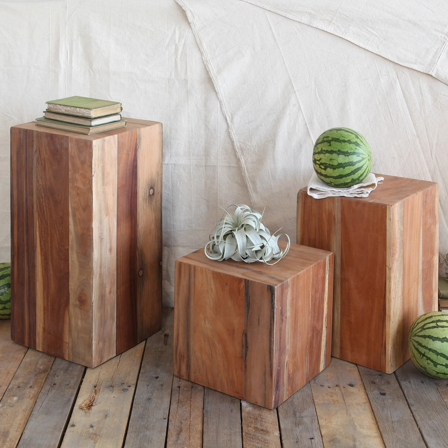 Reclaimed Wood Block Large - Image 3