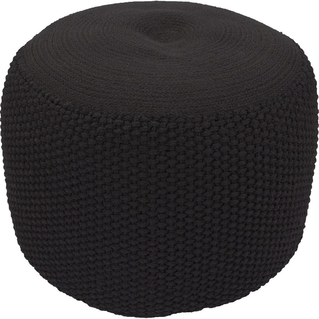 Rustic Jet Black Pillow