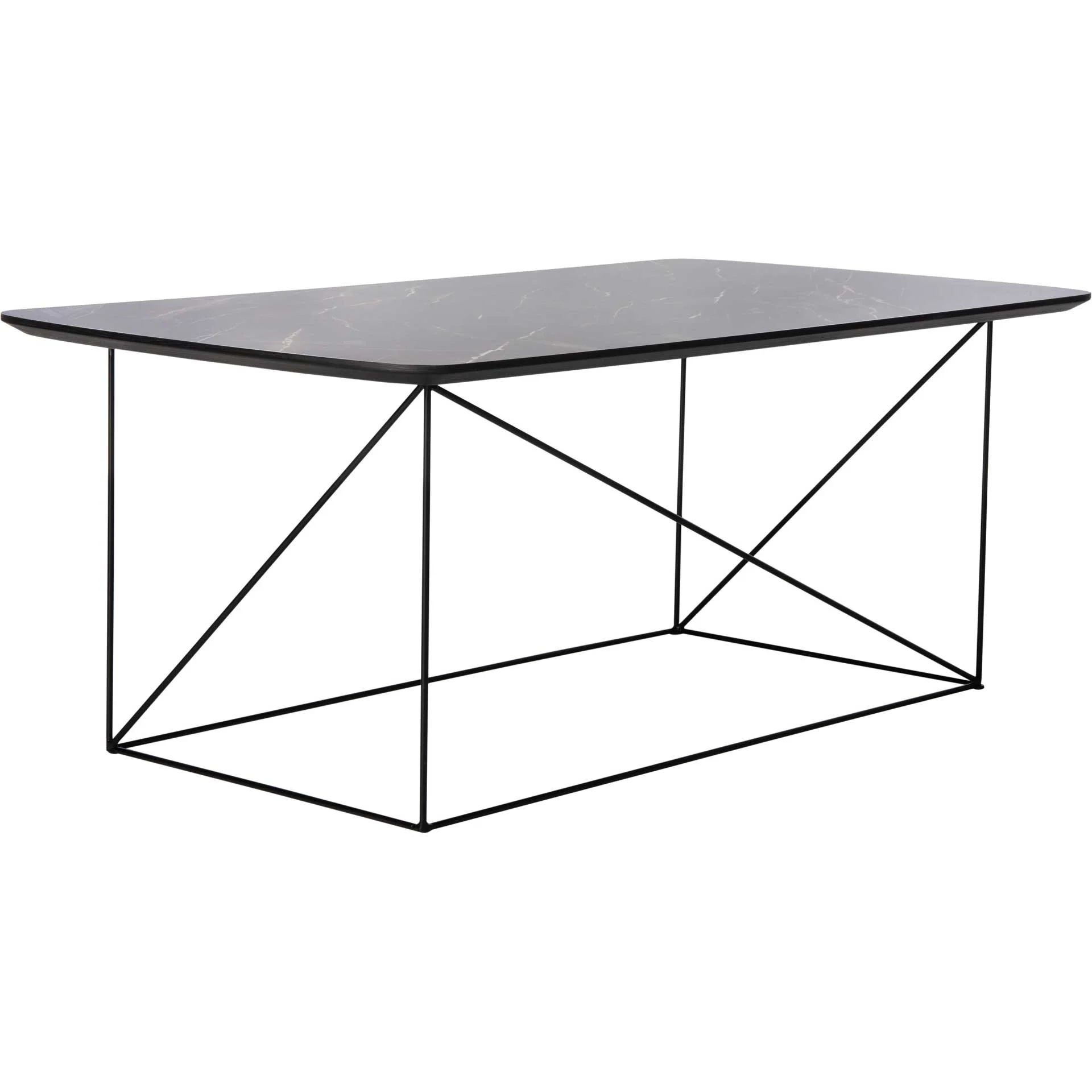 Ryder Coffee Table Dark Sandstone/Black