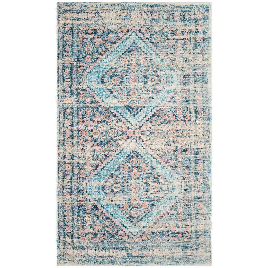 Saffron Blue/Turquoise Area Rug