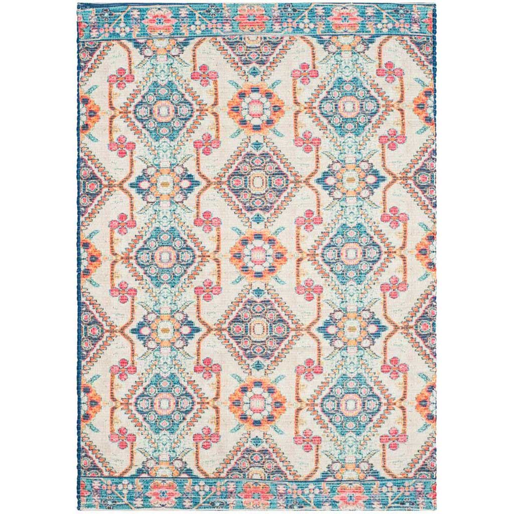 Saffron Cream/Blue Area Rug