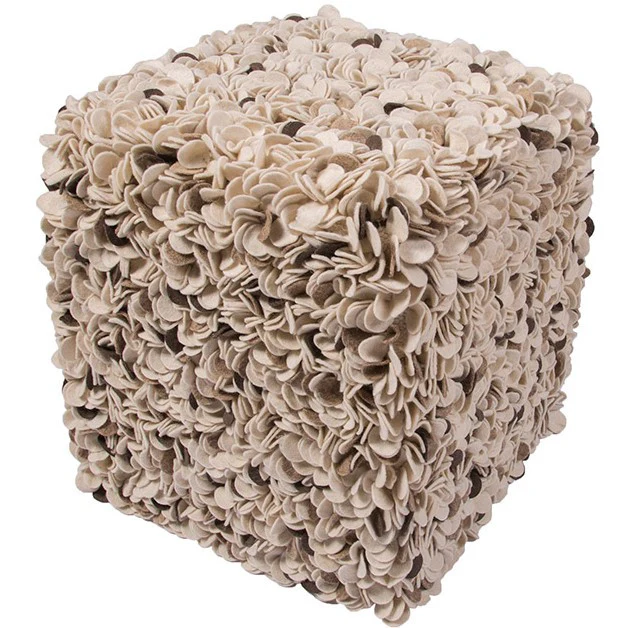 Scandinavia Tasha Egret Pouf