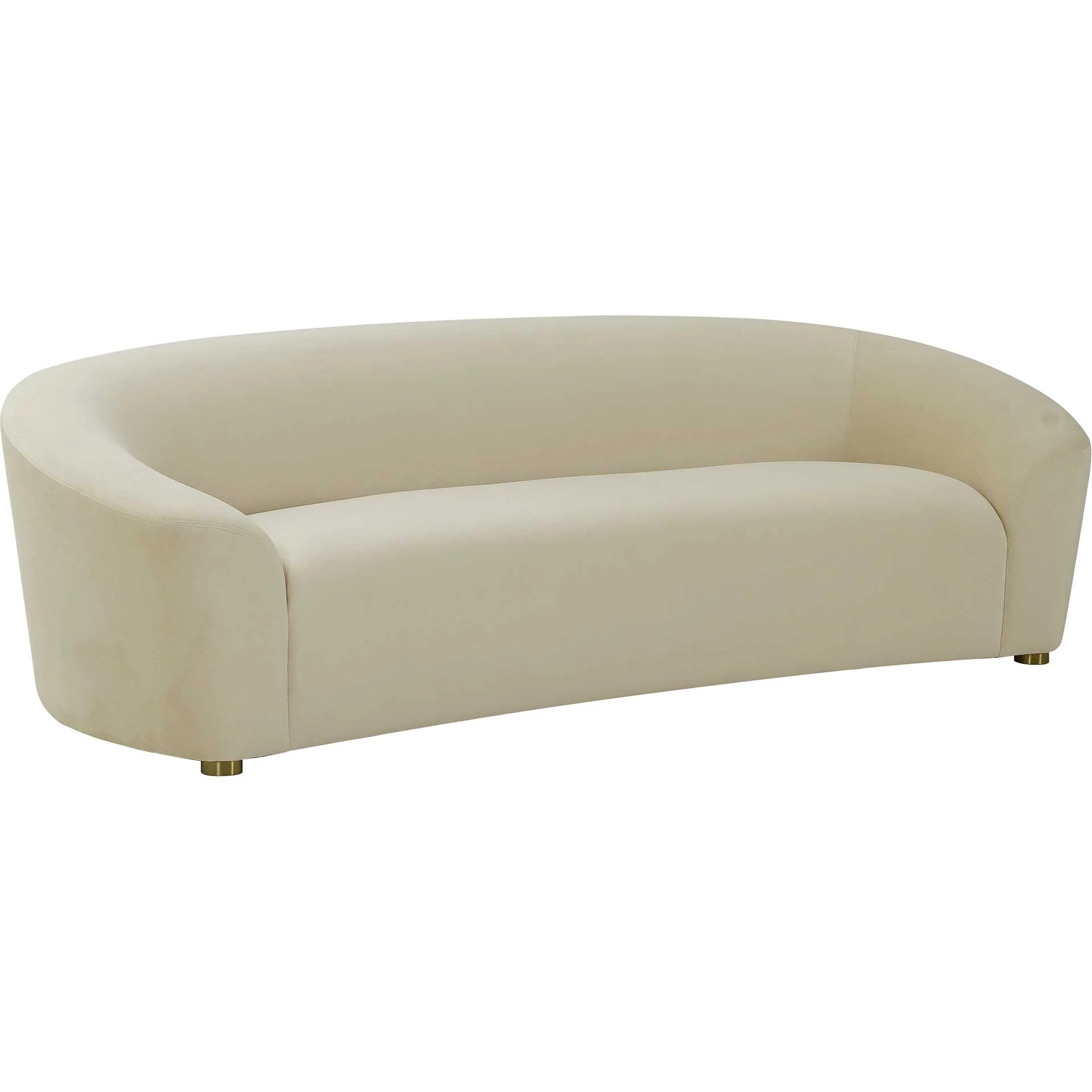 Selena Velvet Sofa Oat