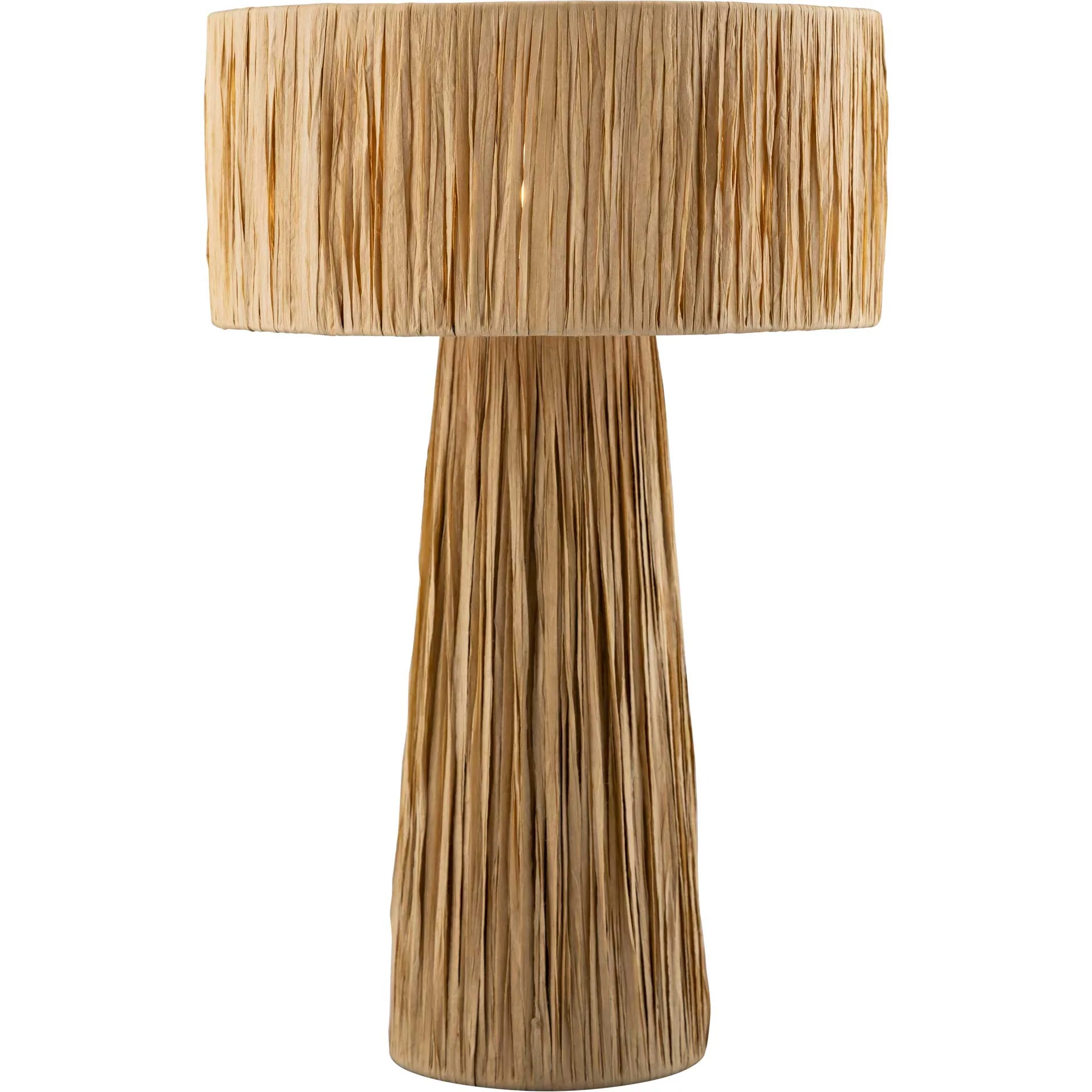 Shannon Rafia Table Lamp Natural