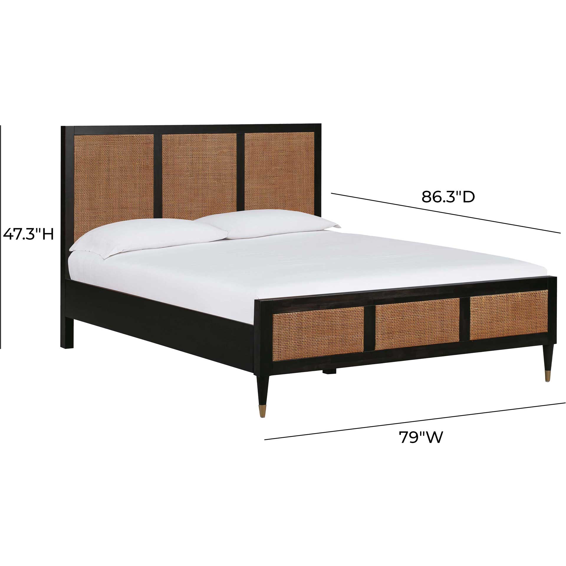 Sidney Noir Bed Black - Image 10