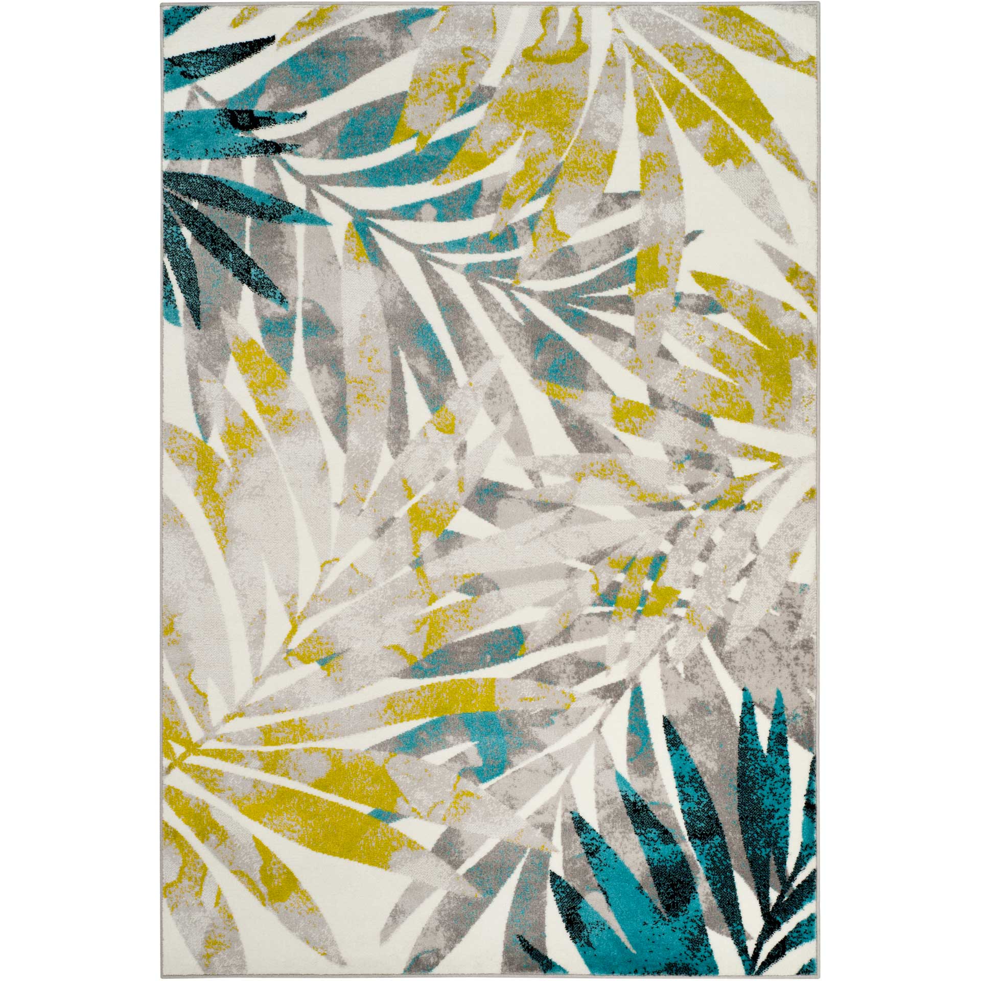 Skyler Gray/Green/Blue Area Rug