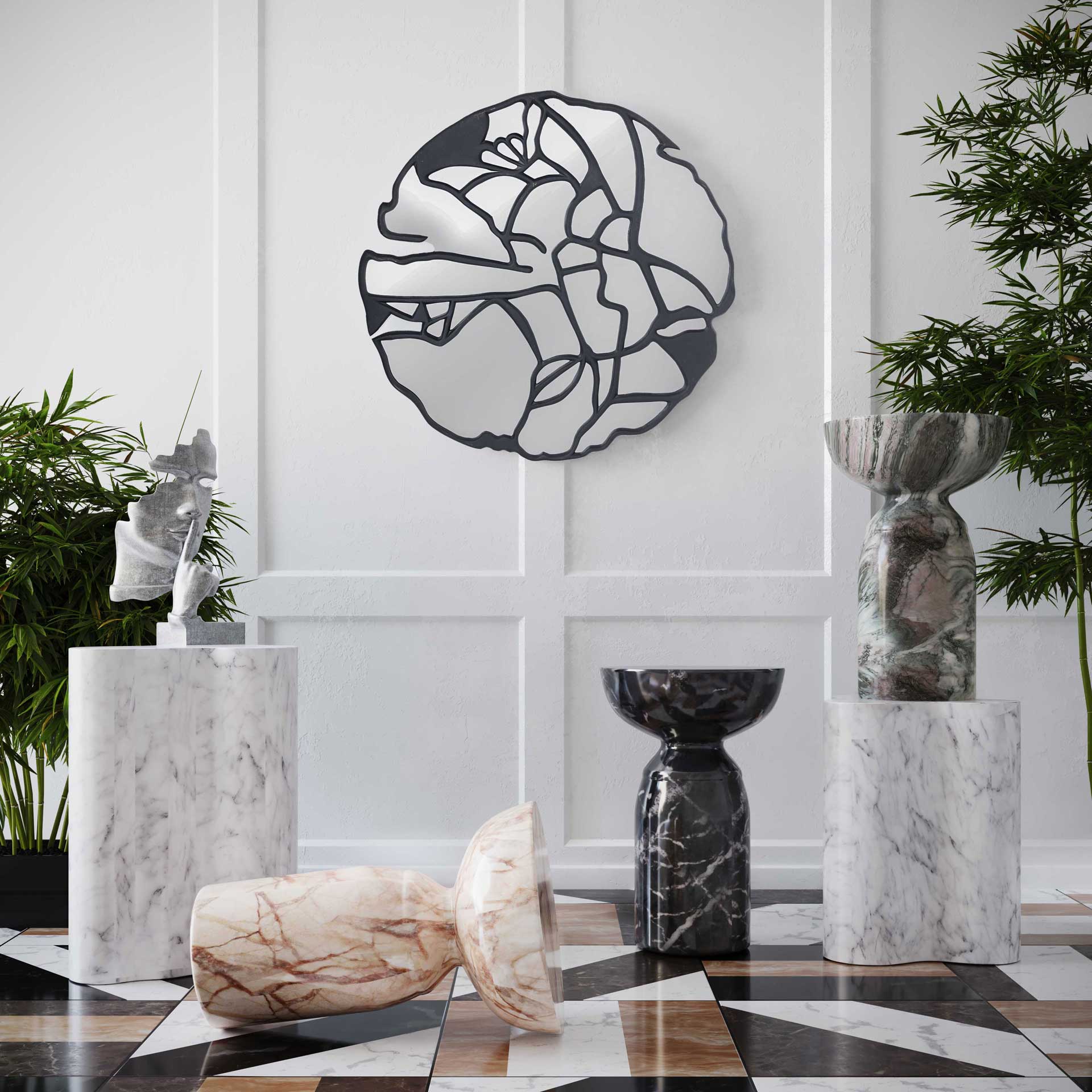 Slater Marble Side Table White - Image 13
