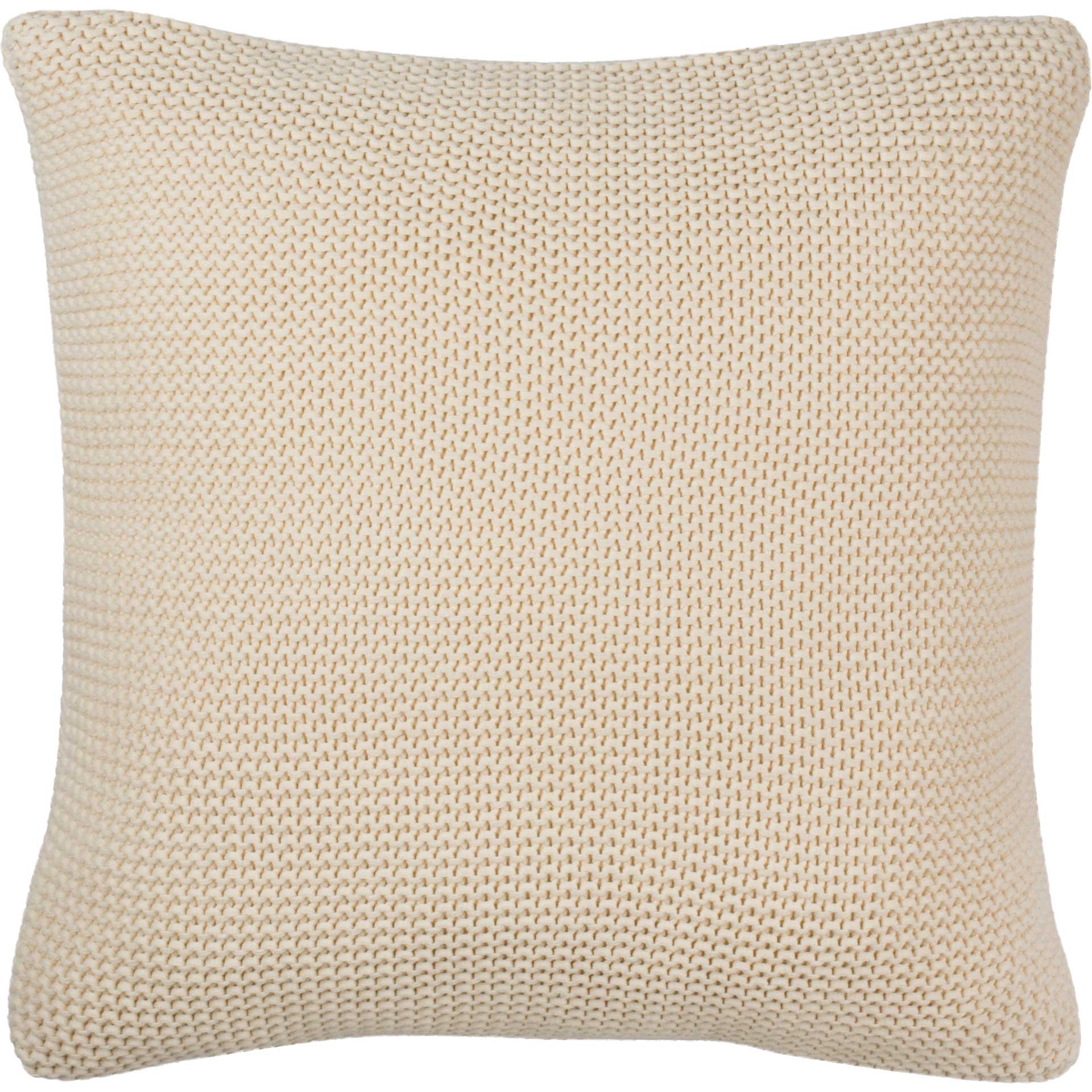 Snel Knit Pillow Natural