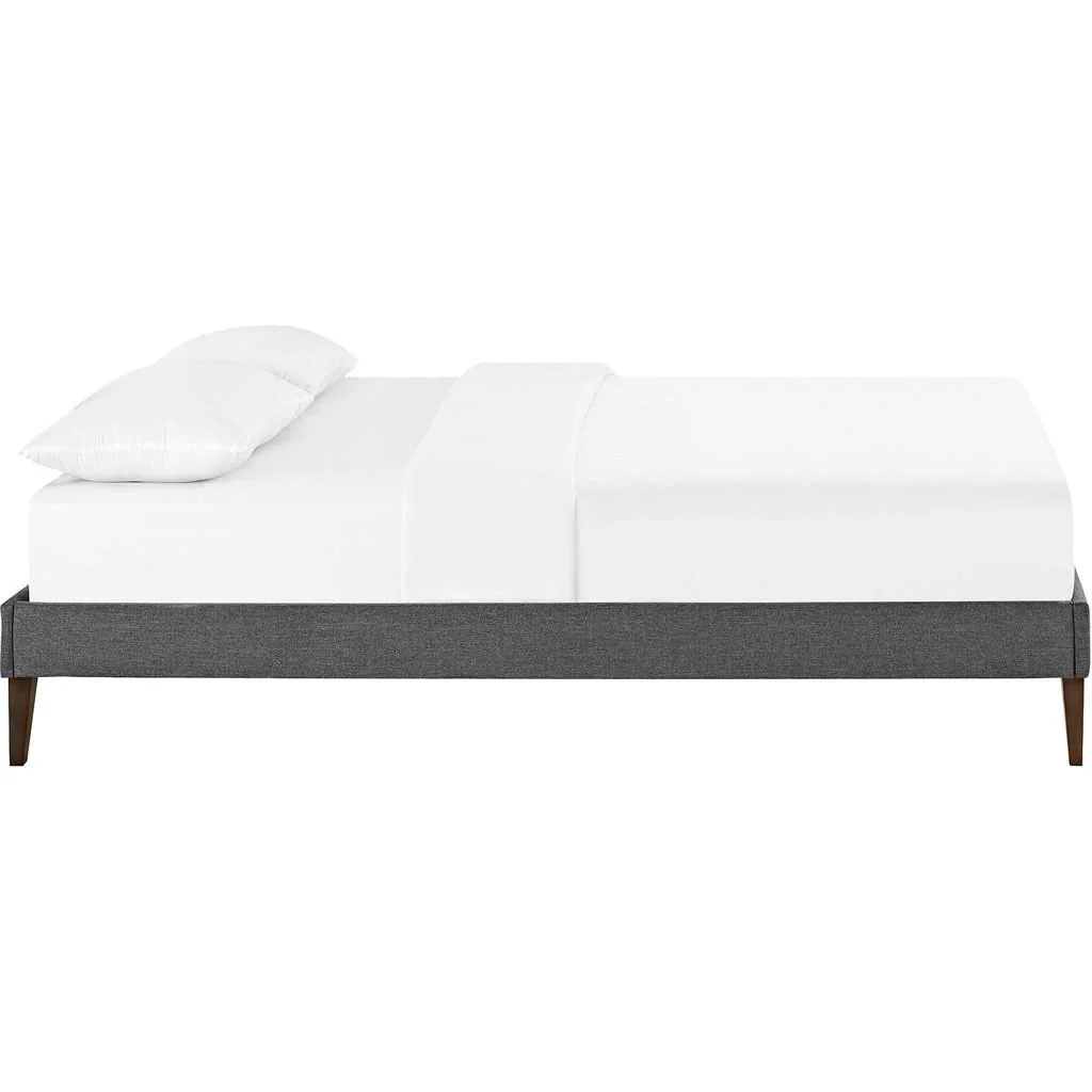 Soren Fabric Bed Gray - Image 2