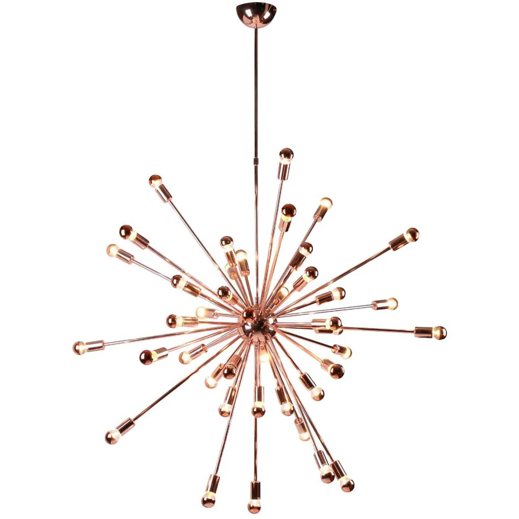 Space Hanging Chandelier Copper
