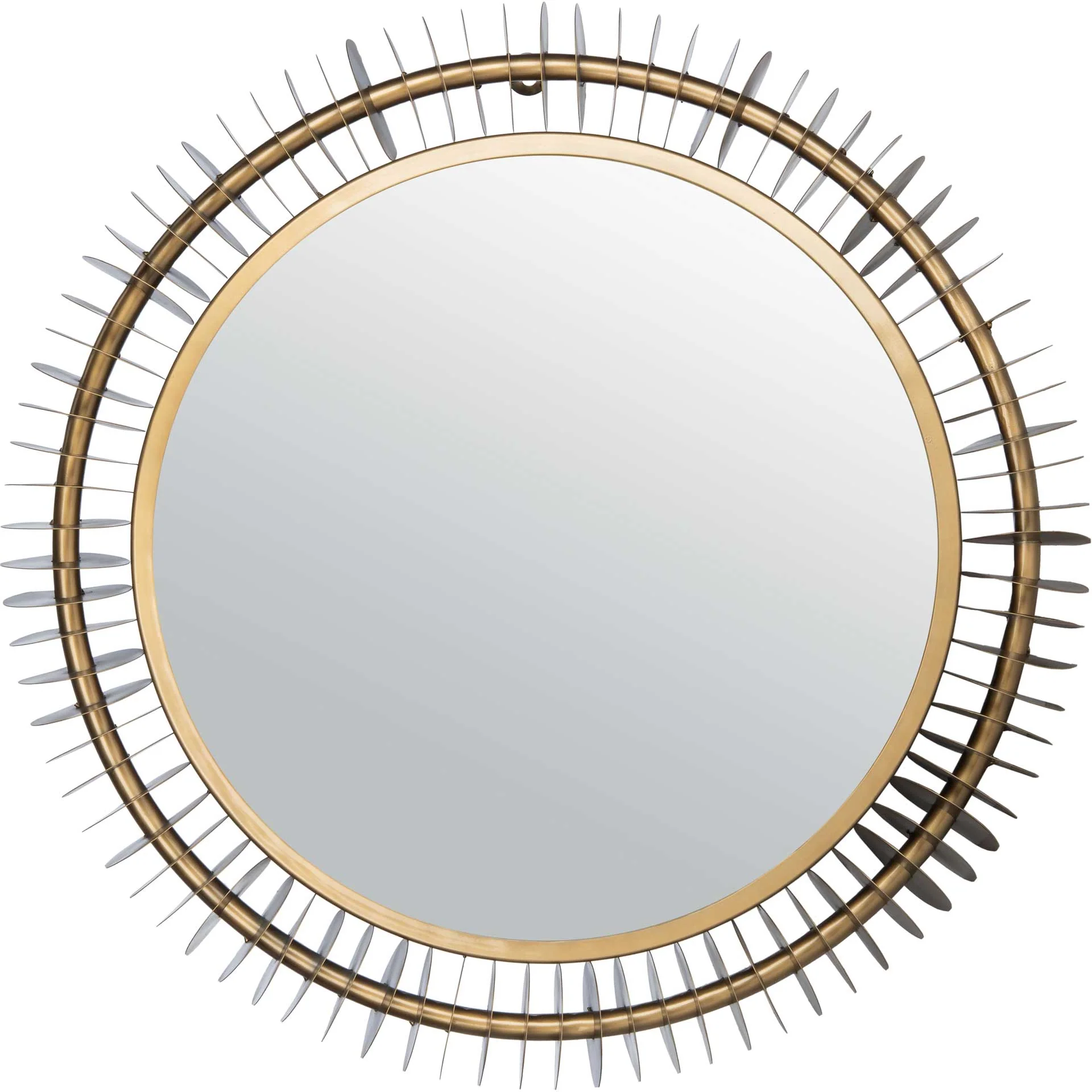Stanley Mirror Brass Antique