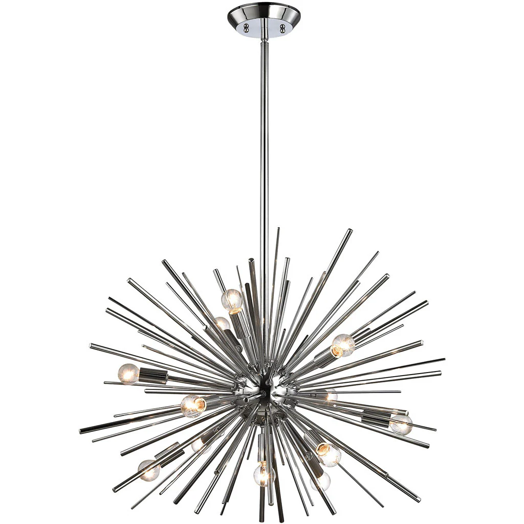 Starlight 12-Light Pendant Chrome