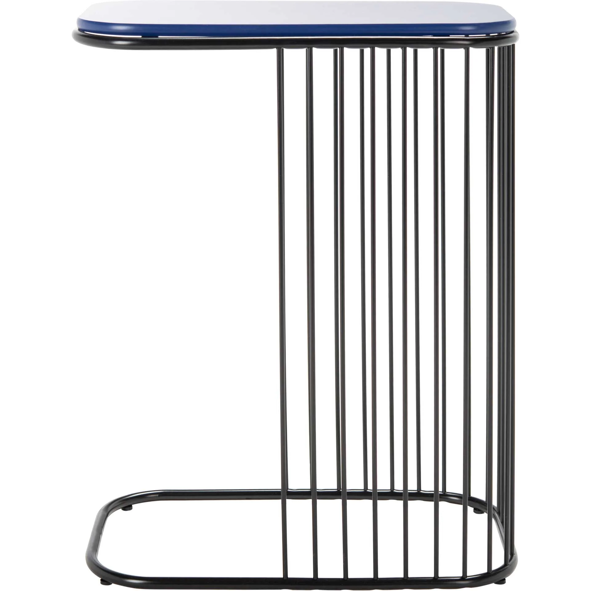 Stazia Side Table Blue/Black