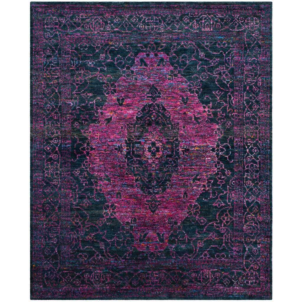 Tangier Fuchsia/Slate Blue Area Rug