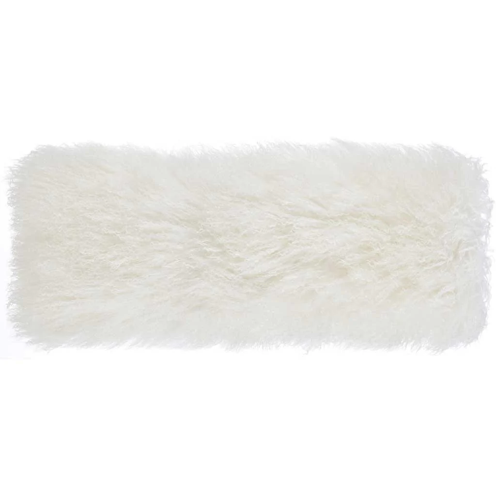 Tibetan Sheep Long Pillow White