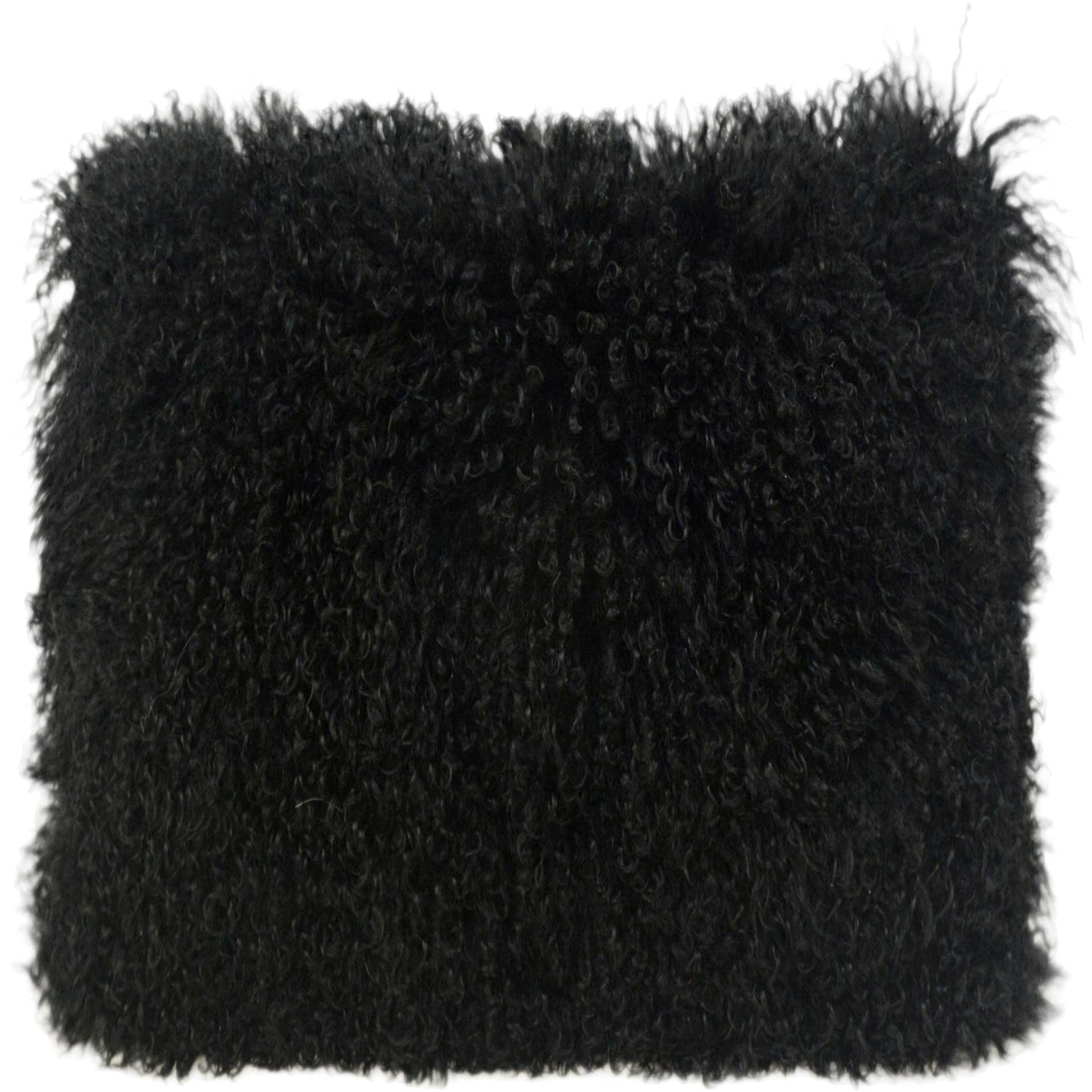 Tibetan Sheep Pillow Black