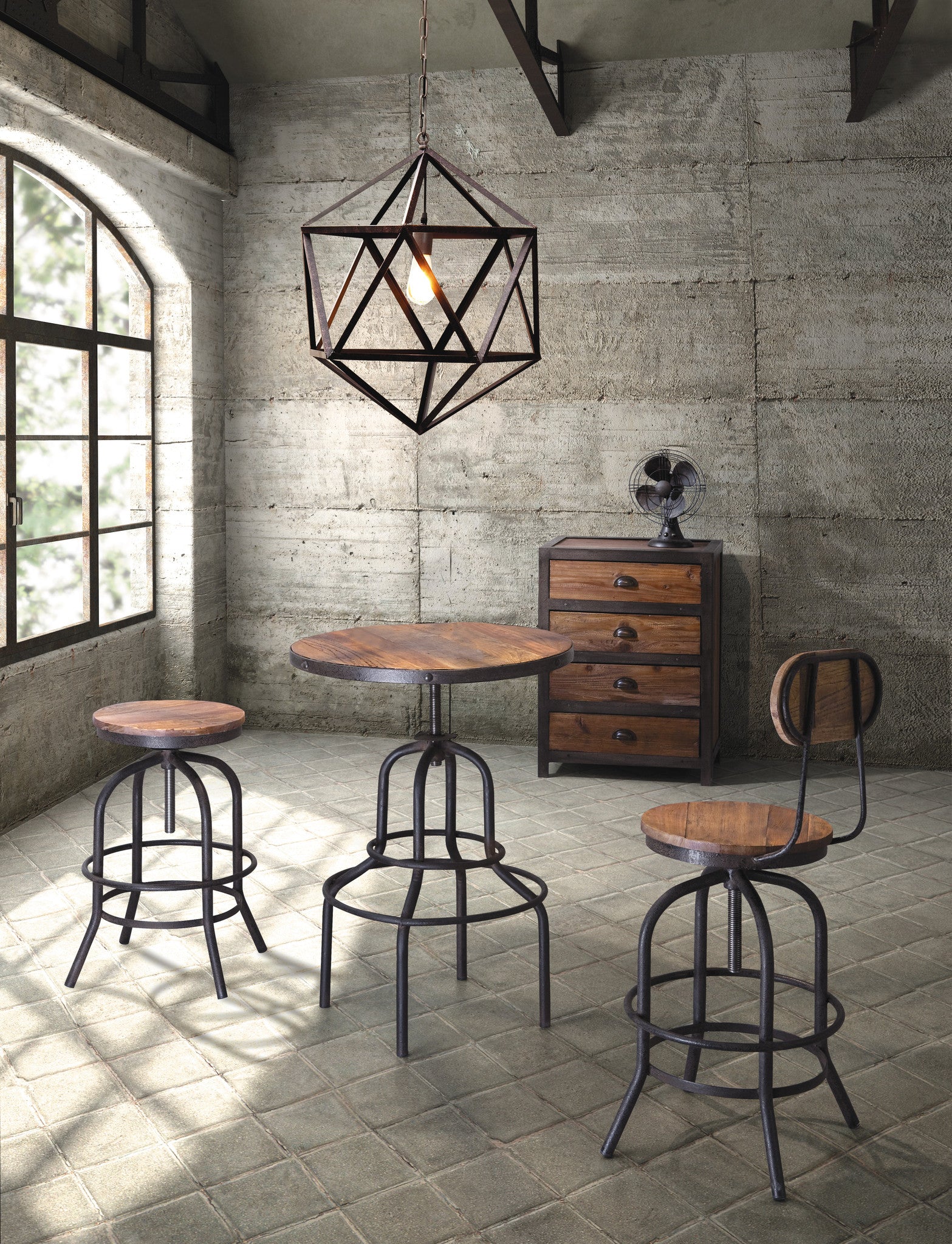 Tolland Barstool Distressed Natural - Image 3
