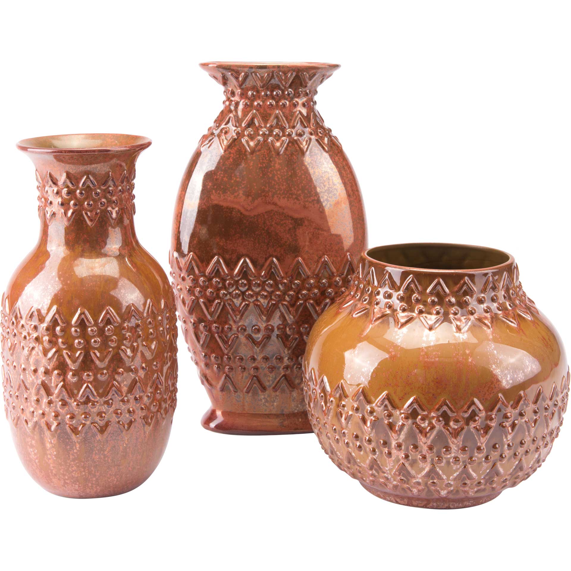Toltec Vase Red