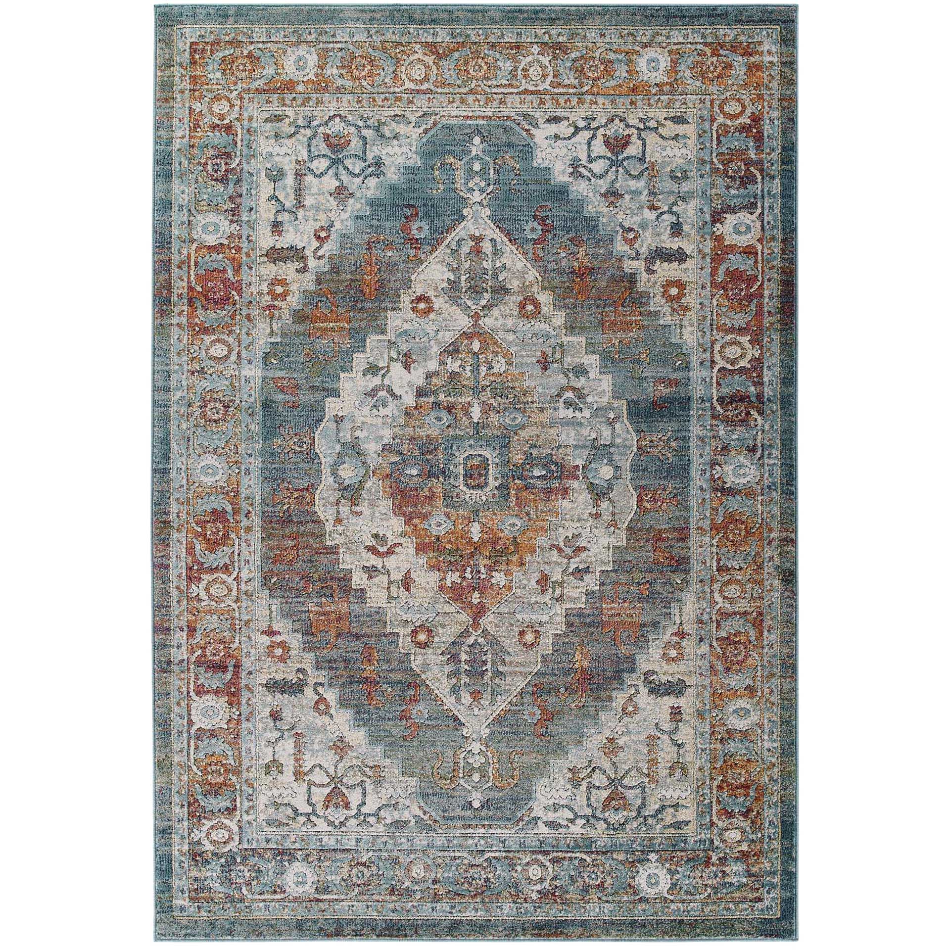 Topsfield Medallion Area Rug Multicolored