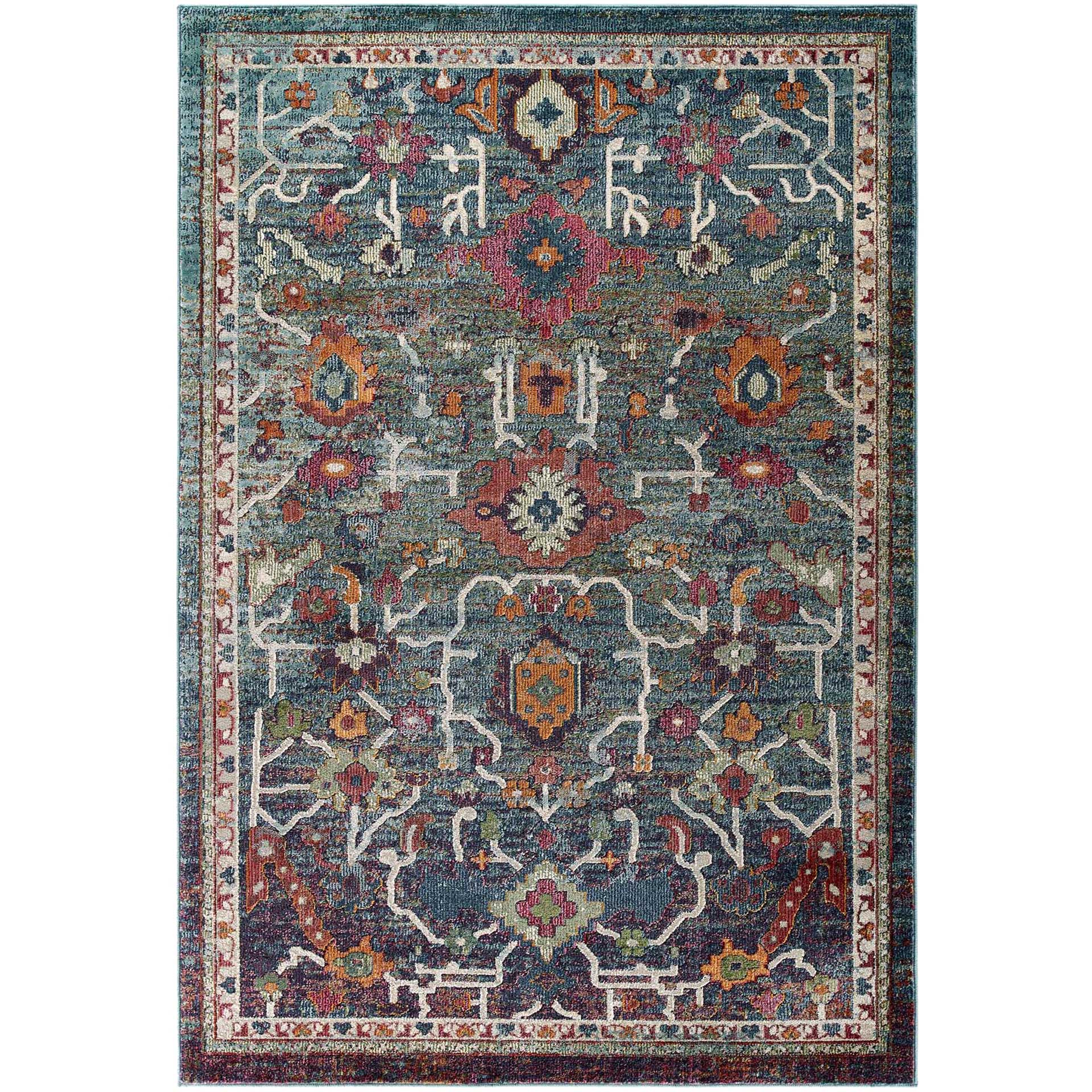 Topsfield Oriental Area Rug Multicolored