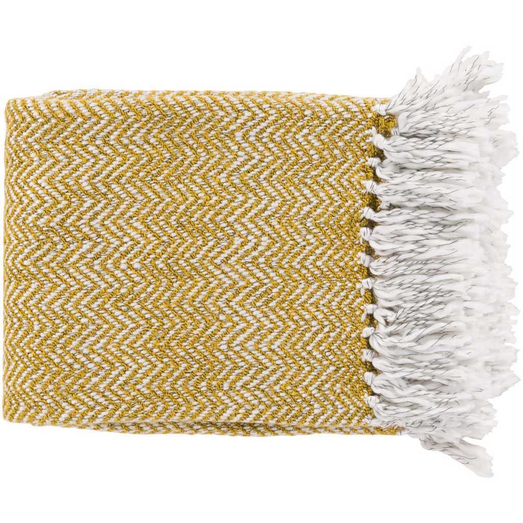 Trina Textural Yellow Throw
