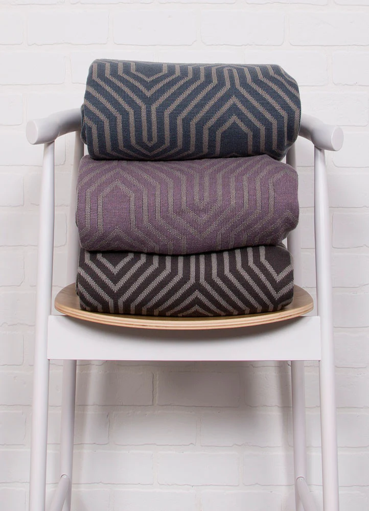 Trinity Neutral Gray/Flint Throw - Image 2