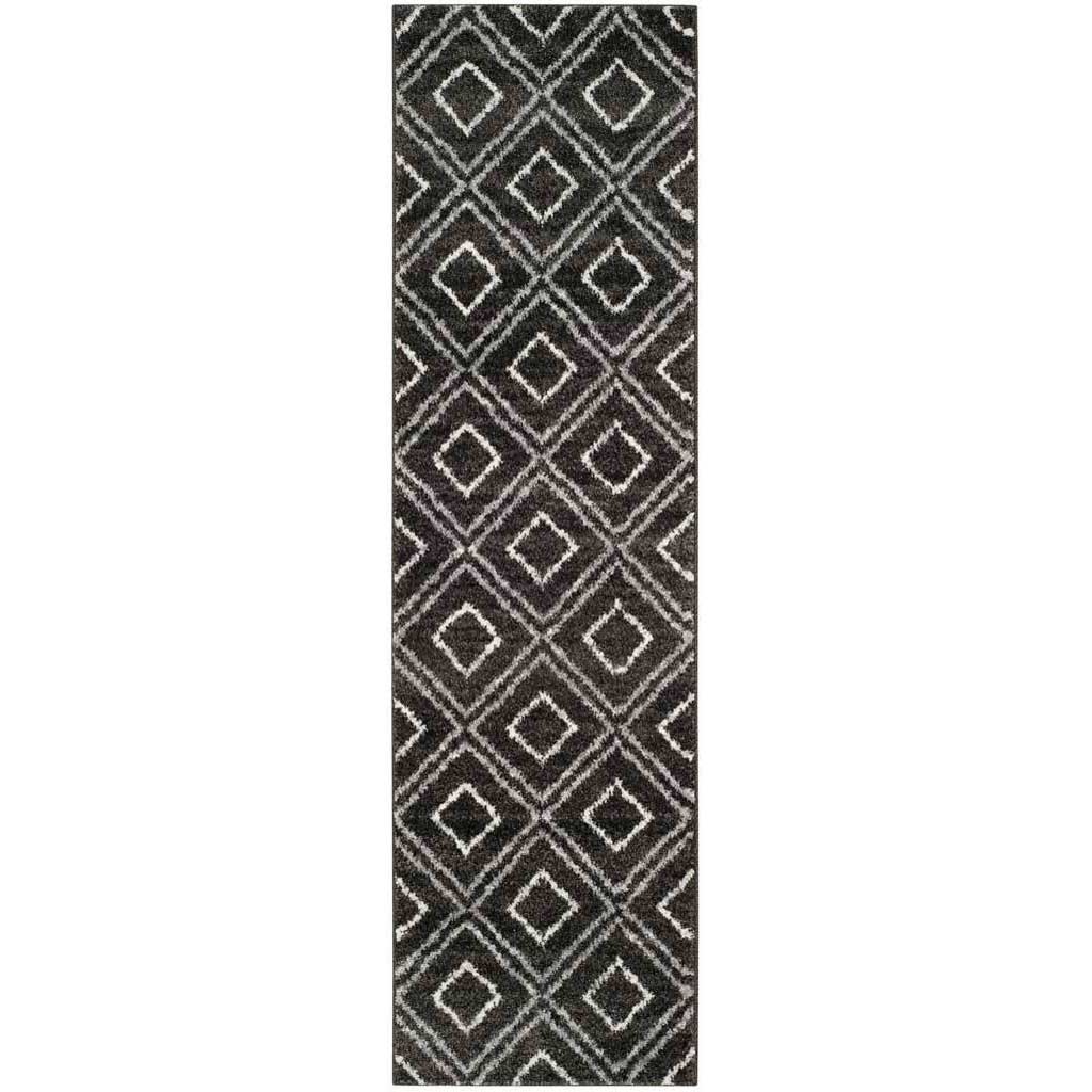 Tunisia Anthracite/Cream Runner Rug
