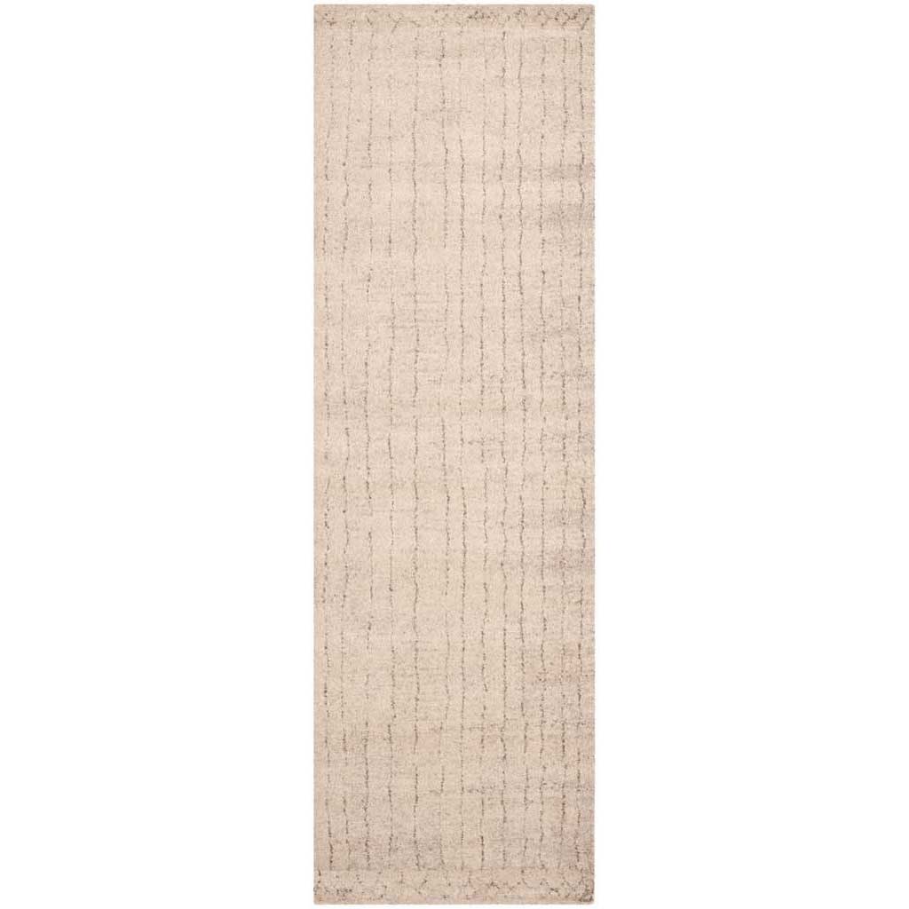 Tunisia Stripe Ivory Runner Rug