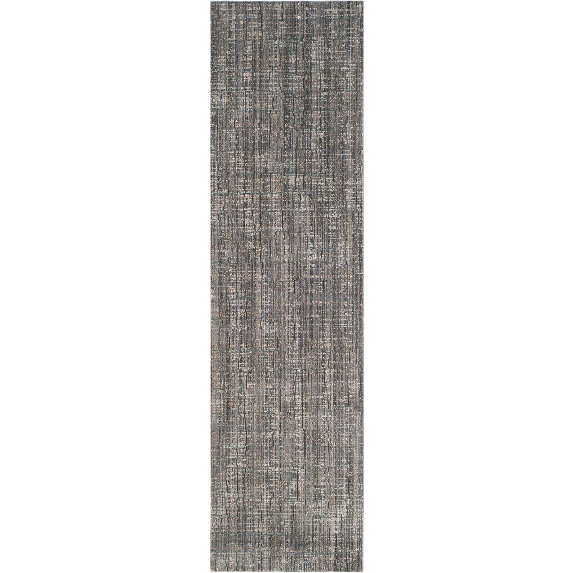 Valencia Gray/Blue Runner Rug
