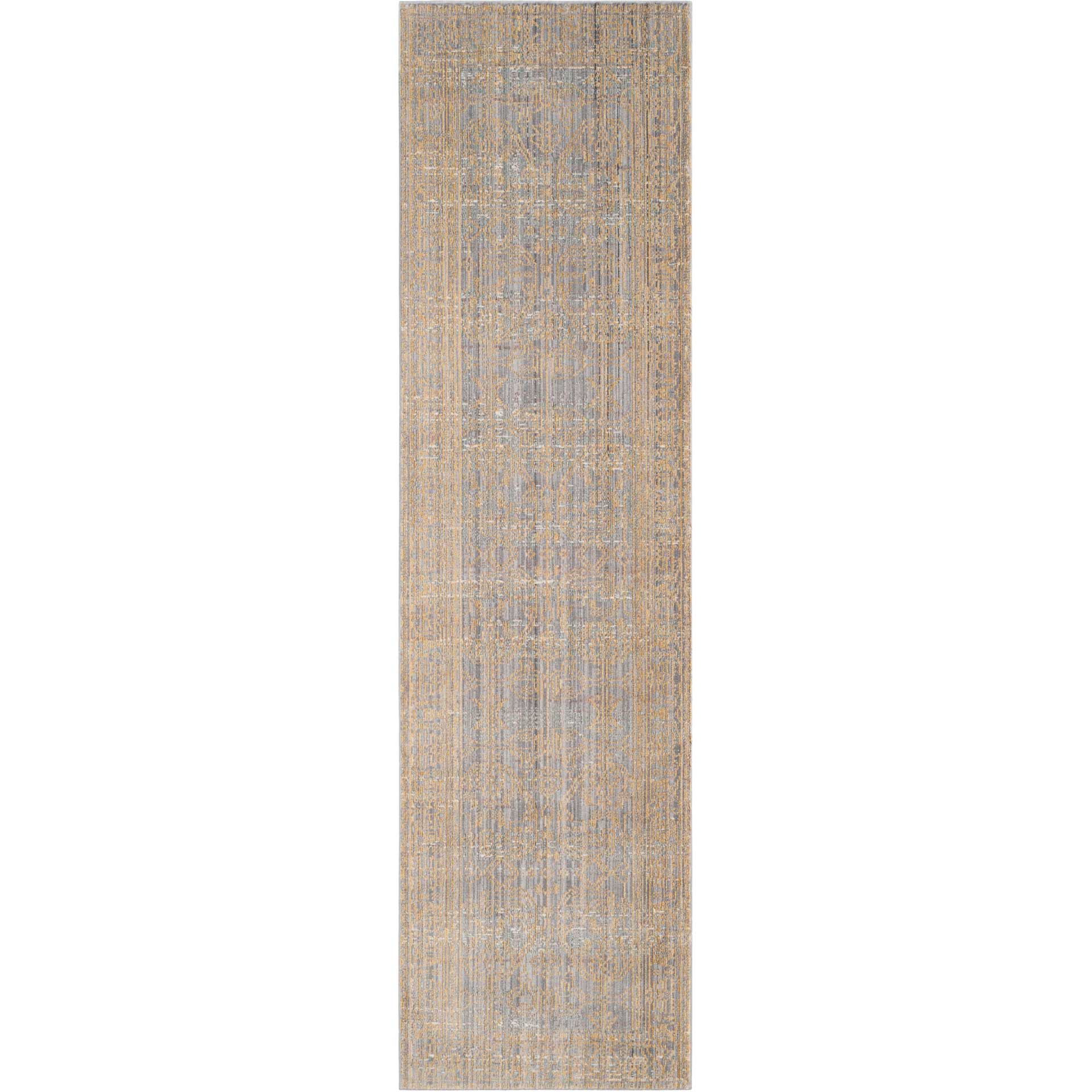 Valencia Gray/Gold Runner Rug