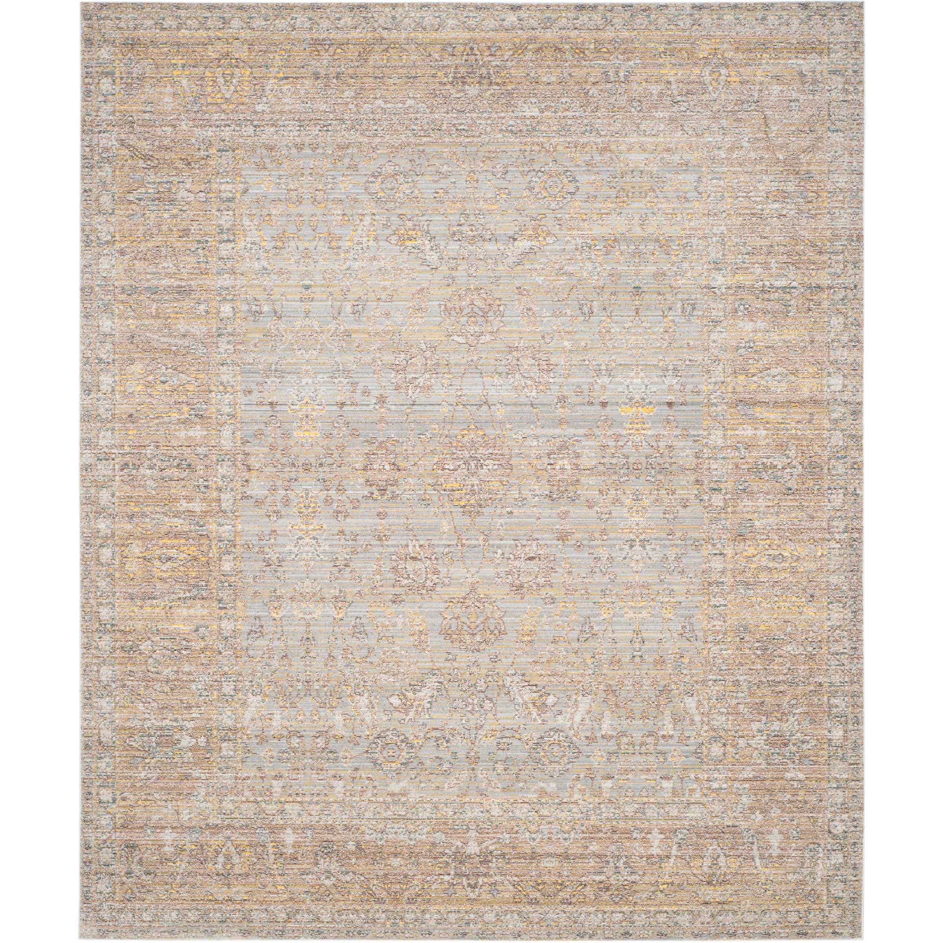 Valencia Gray/Yellow Area Rug