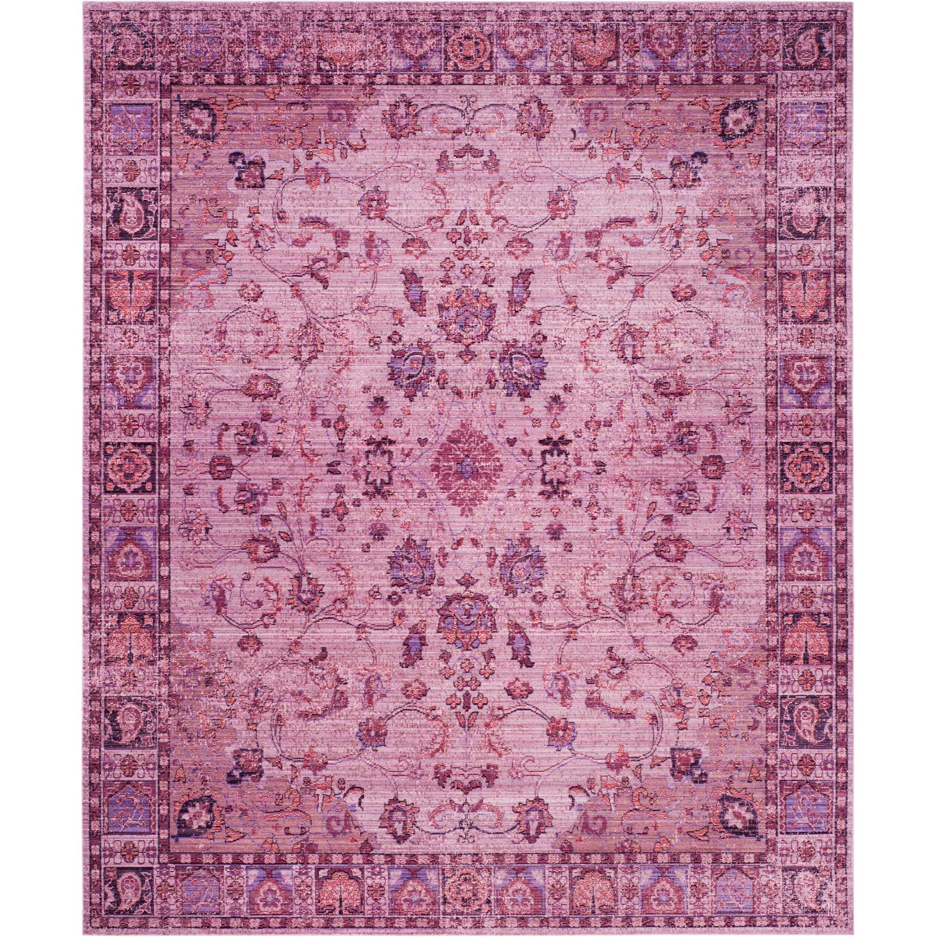 Valencia Pink/Multi Area Rug