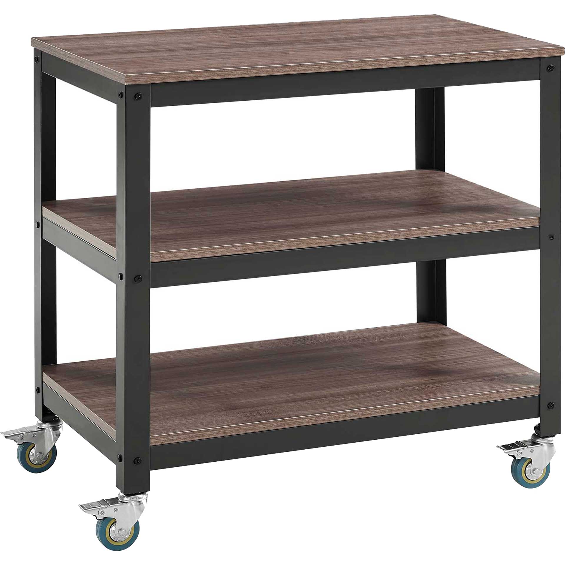 Ventura Tiered Serving Stand Gray/Walnut