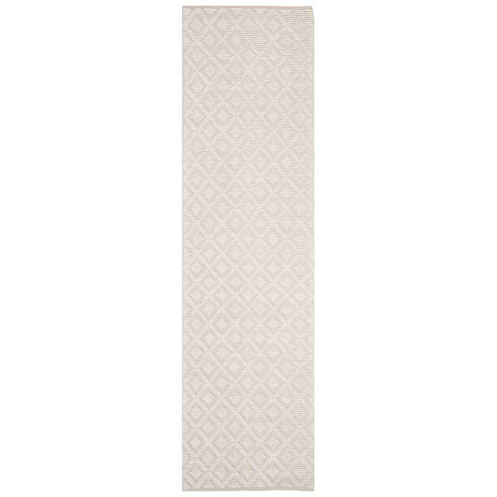Vermont Diamond Ivory Runner Rug