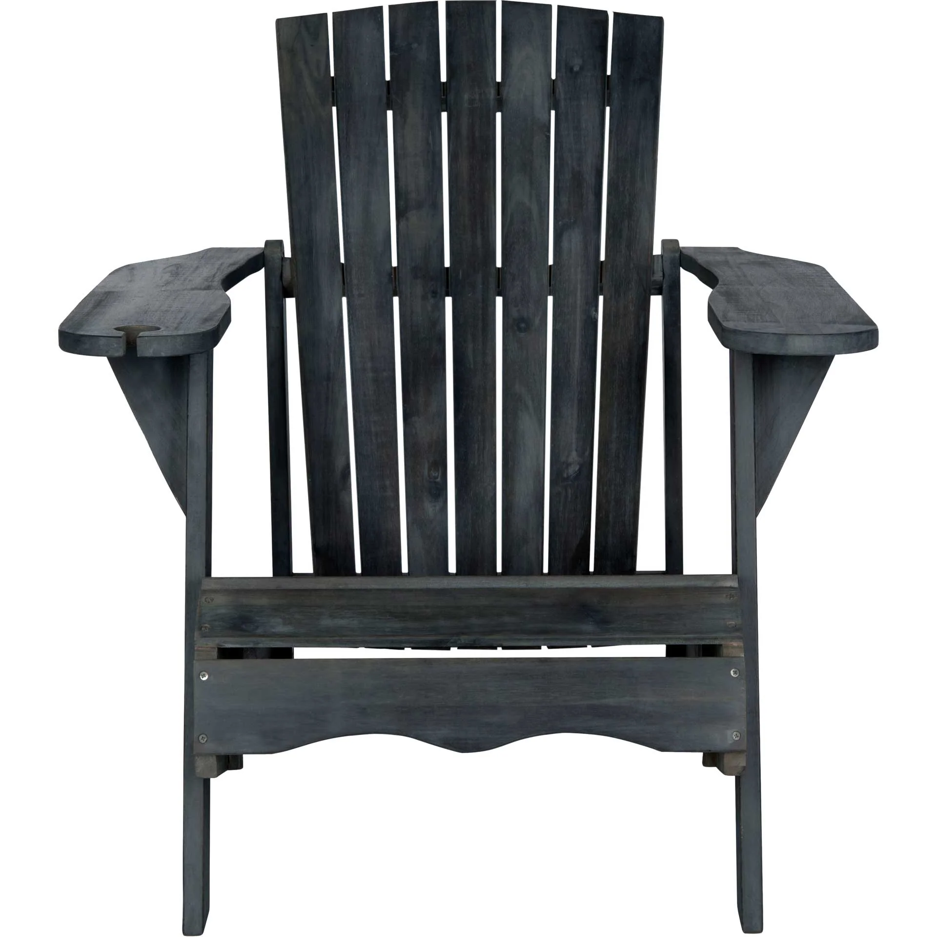 Violetta Wine Glass Holder Adirondack Chair Dark Slate Gray - Image 2