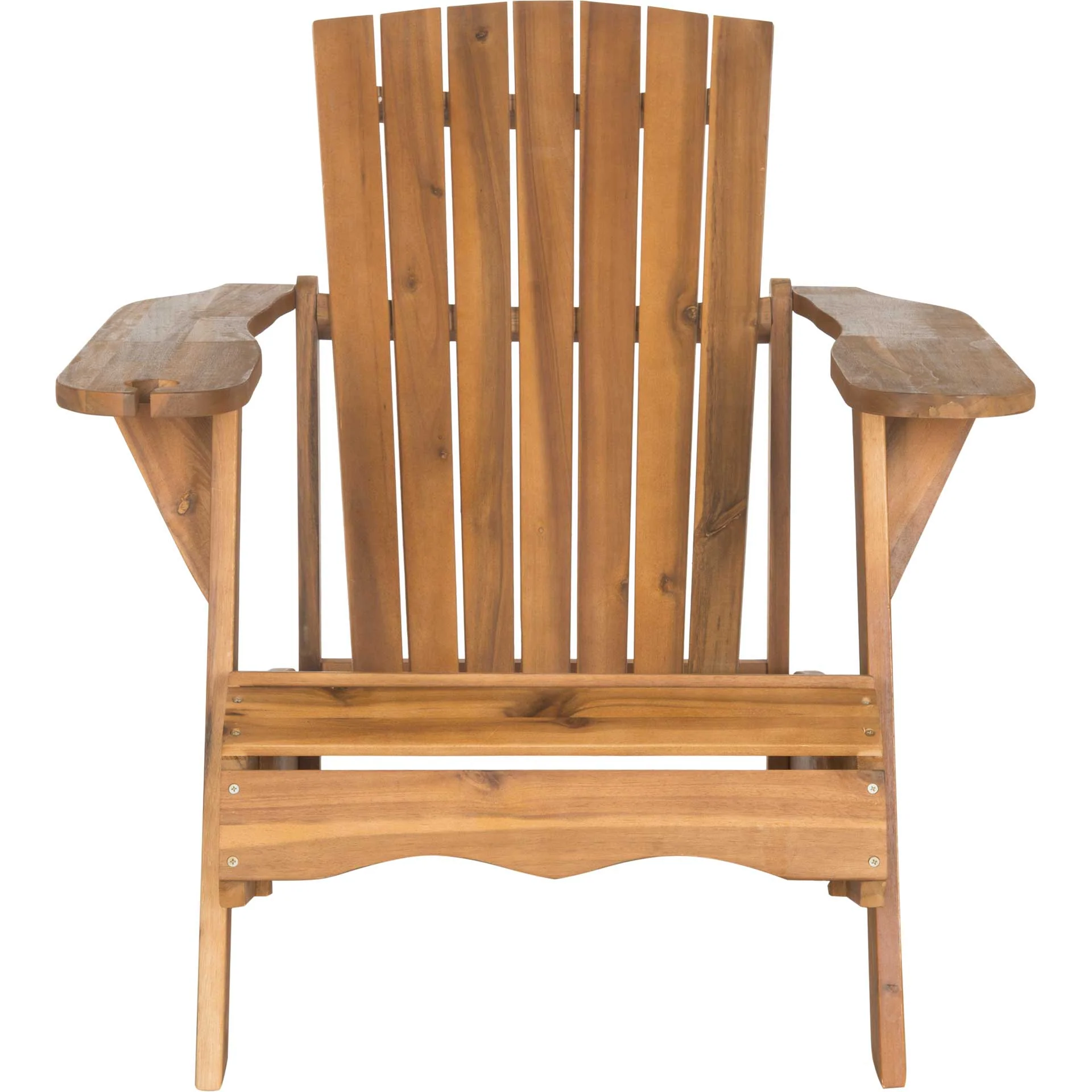 Violetta Wine Glass Holder Adirondack Chair Teak Brown - Image 2