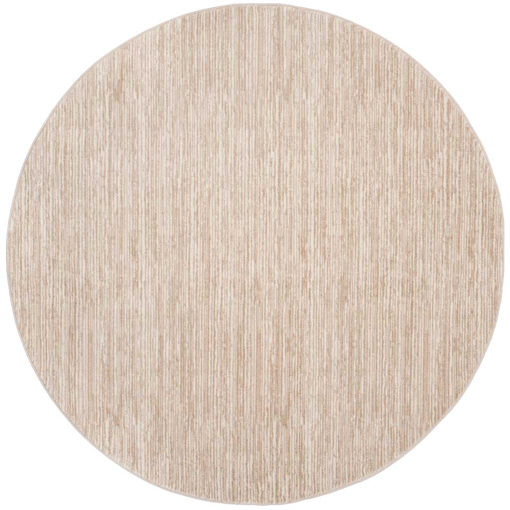 Vision Creme Round Rug