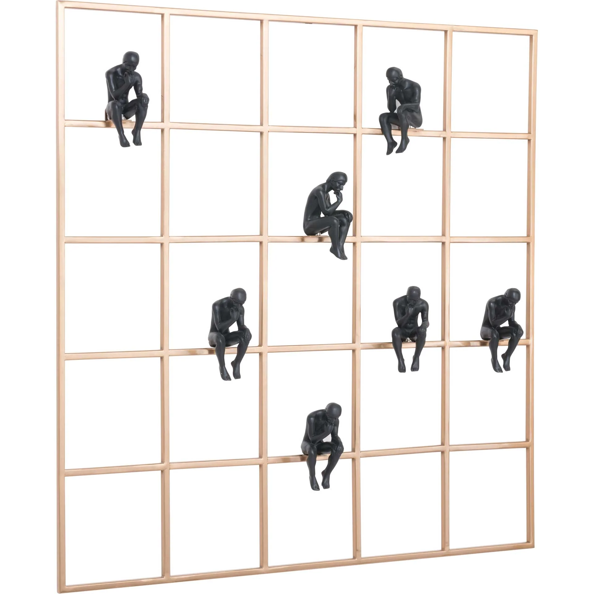 Wall of Thought Antique Brass