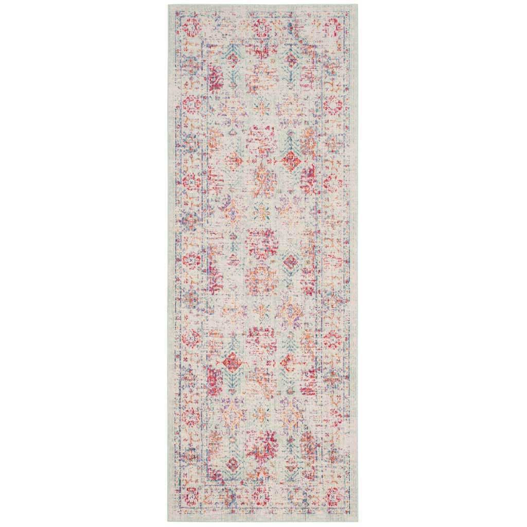 Windsor Ivory/Fuchsia Runner Rug