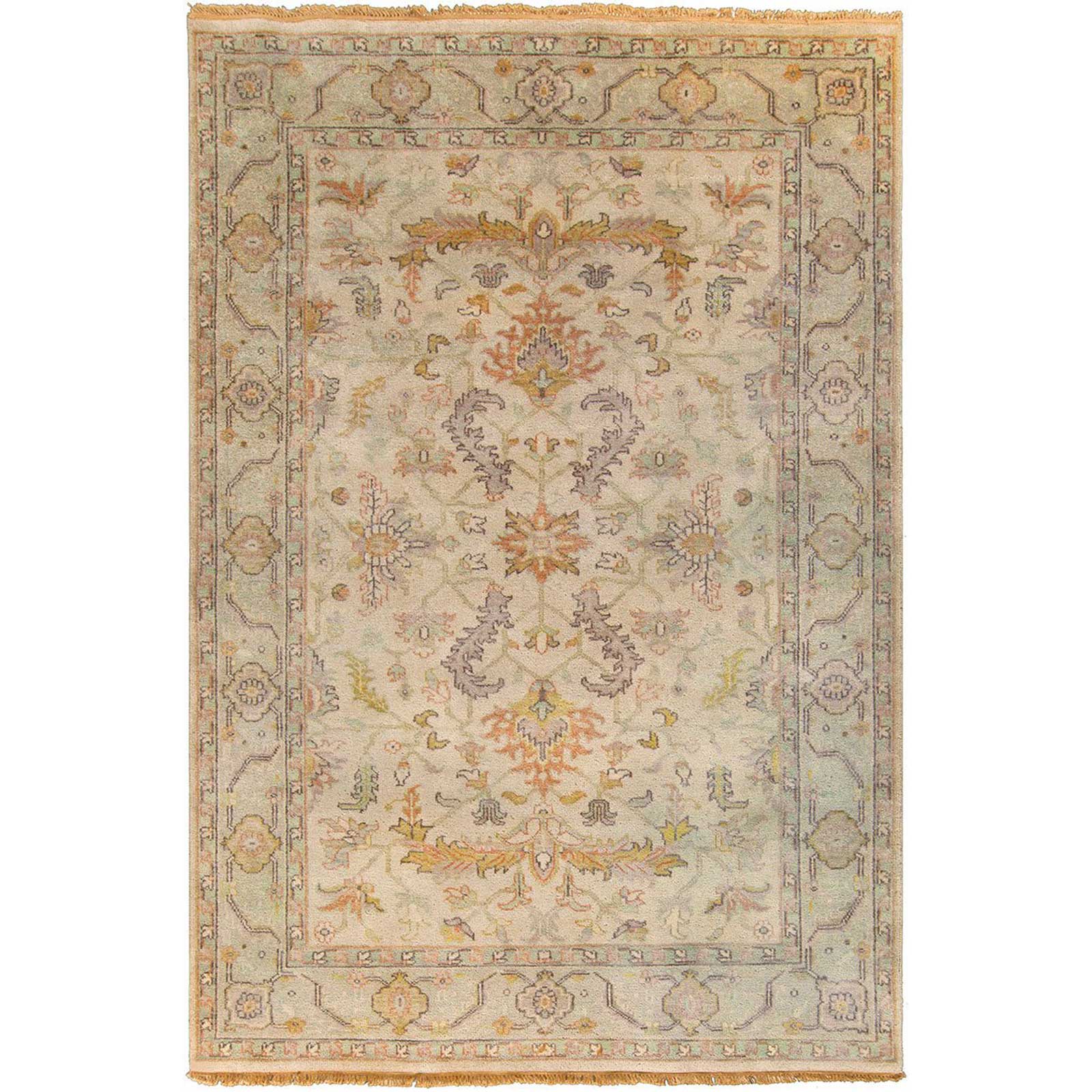 Zeus Beige/Sea Foam Area Rug