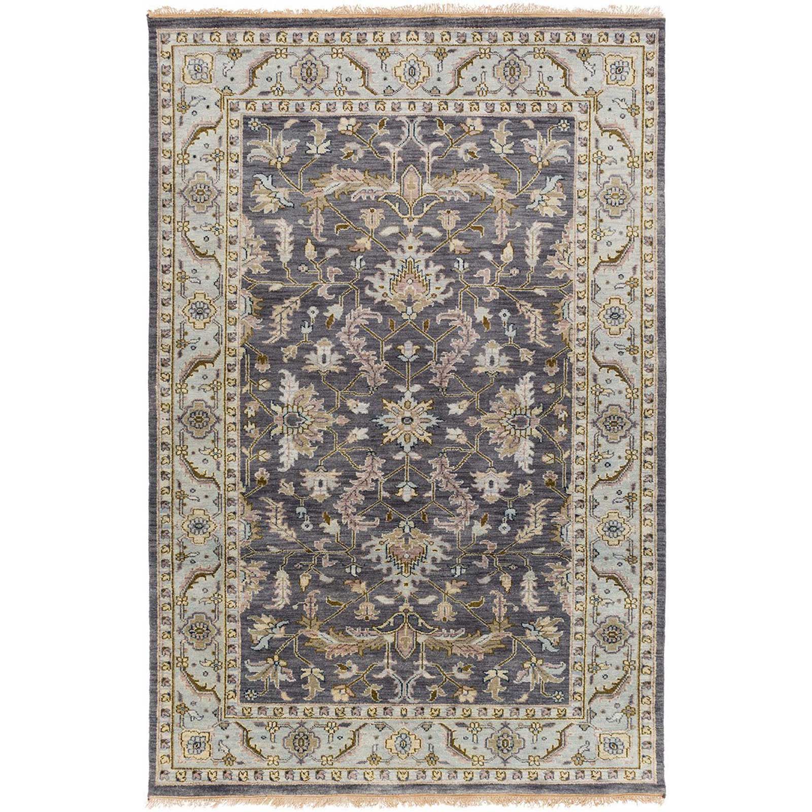 Zeus Charcoal/Sky Area Rug
